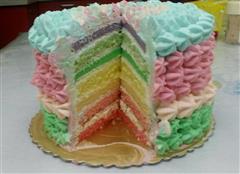 彩虹蛋糕 新手版海绵体