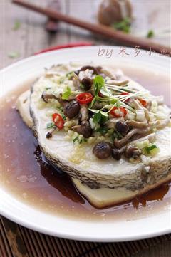 鳕鱼蟹味菇豆腐蒸-年夜饭品质海鲜大餐