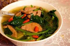 营养汤-菠菜猪肝汤的热量