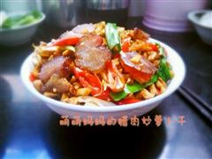 湘菜代表派-腊肉炒萝卜干的热量