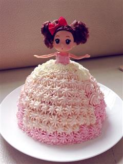 芭比小公主生日蛋糕