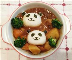 熊猫牛肉咖喱饭的热量