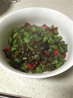 橄榄菜肉碎炒四季豆