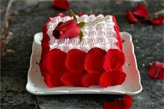 玫瑰情人节蛋糕