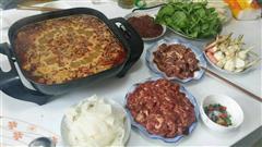 重庆牛油老火锅在自个家吃