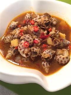 年夜饭-辣酒煮花螺