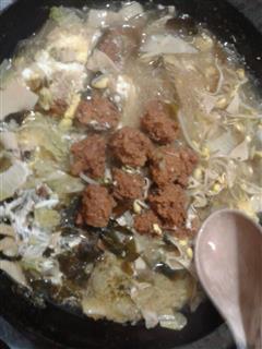 羊肉绿豆丸子汤