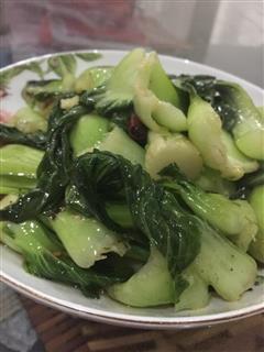 炝炒小白菜