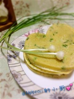 野葱鸡蛋饼