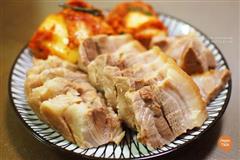 韩式辣白菜包肉
