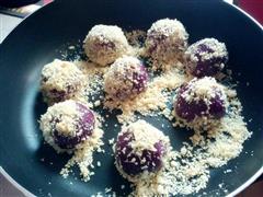 椰蓉紫薯糯米糍的热量