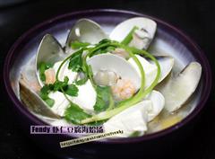 虾仁豆腐海蛤汤