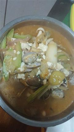 韩国泡菜海鲜汤