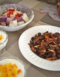 新疆风味烤蘑菇
