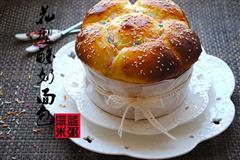 花型酸奶面包