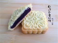 曲奇紫薯月饼