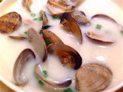 牛奶蛤蜊汤