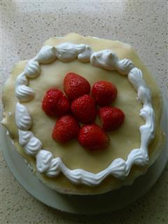 千层草莓蛋糕
