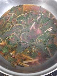 酸笋旱菜汤