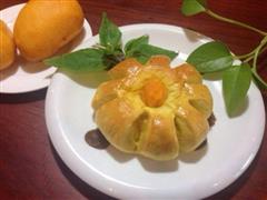 芒果花朵面包