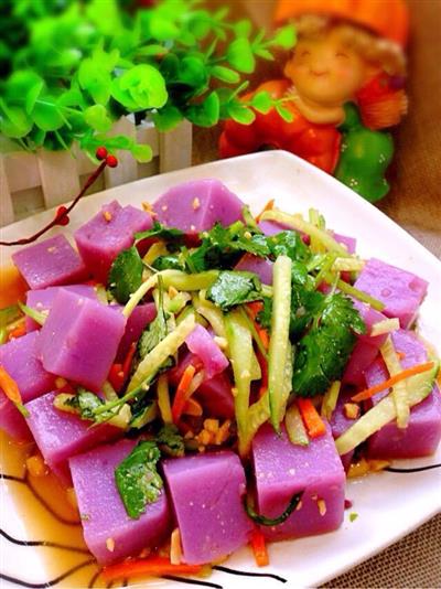 紫薯凉粉