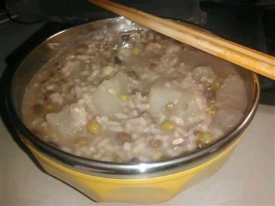 香瓜绿豆粥