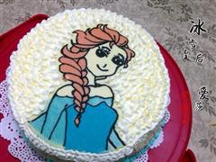 爱莎公主生日蛋糕