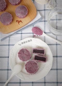 奶香紫薯冰皮月饼的热量