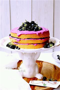 紫薯酸奶裸蛋糕的热量