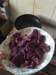 下午茶点零食-紫薯燕麦小饼