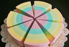 彩虹酸奶冻芝士蛋糕6寸