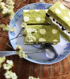 波点绿茶蛋糕-不一样的儿童节萌物