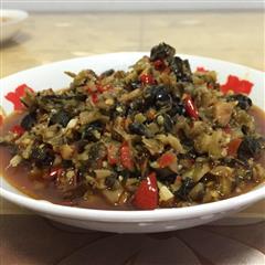 酸菜炒螺蛳肉