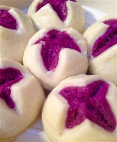 紫薯开花馒头的热量