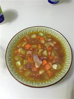 培根蔬菜汤