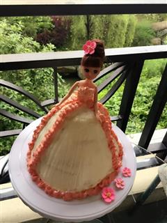 公主生日蛋糕-每个女孩都是公主