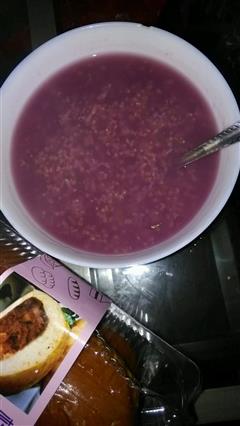 小米紫薯粥