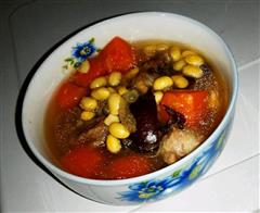 夏季清润汤-木瓜黄豆排骨汤的热量