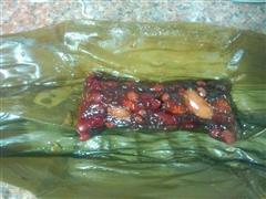 西米红豆水晶粽