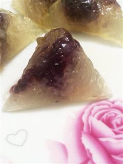 紫薯水晶粽