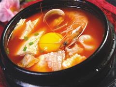 中国韩式海鲜汤