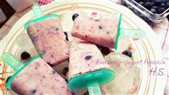 蓝莓火龙果酸奶冰棒 