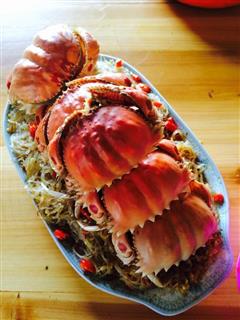 粉蒸海蟹