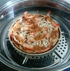 金蒜蓉蒸虾