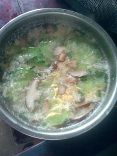 香菇丝瓜蛋汤