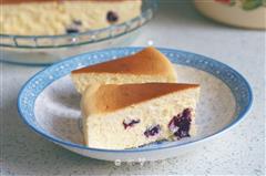 蓝莓舒芙蕾芝士蛋糕