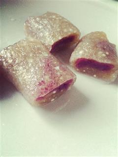 艾香西米紫薯卷