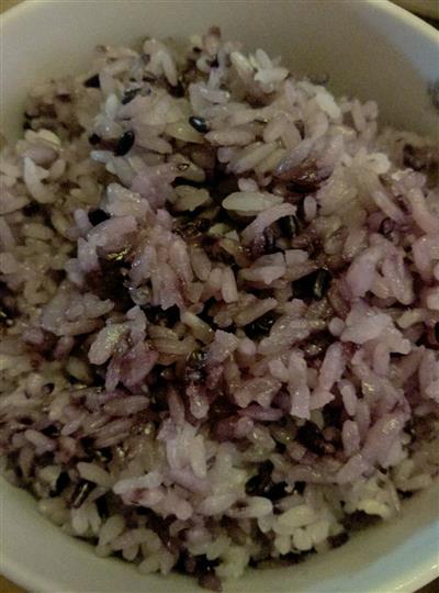 紫米蒸饭