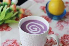 紫薯奶昔-富含膳食纤维-抗癌排毒通便瘦身的热量