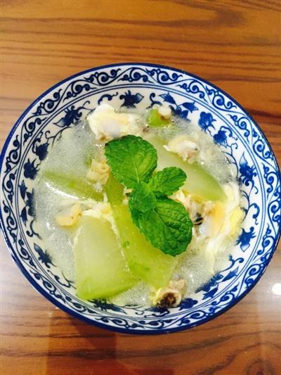 夏季治愈系汤品-冬瓜蛤蜊汤